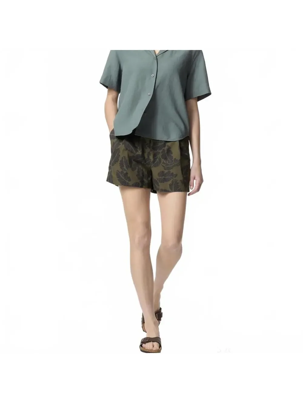 Uniqlo Cotton Easy Shorts NWT Olive XS